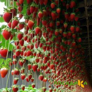 Клубника ампельная Анастасия купить по цене от 370р. в интернет-магазине «Посадика» с доставкой почтой в в Домодедовое и по всей России – [изображение №1].