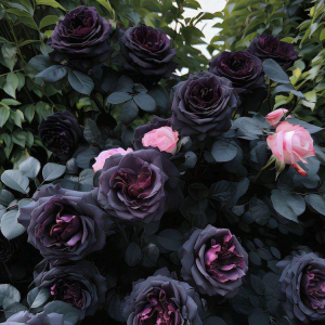 Роза Черная купить по цене от 450р. в интернет-магазине «Посадика» с доставкой почтой в в Домодедовое и по всей России – [изображение №1].