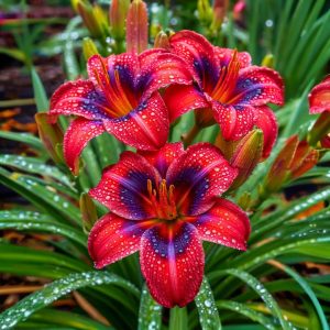 Лилейник Солар Вин купить по цене от 329р. в интернет-магазине «Посадика» с доставкой почтой в в Домодедовое и по всей России – [изображение №1].